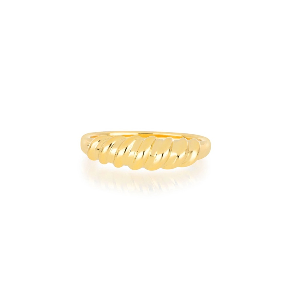 JUMBO GOLD TWIST RING